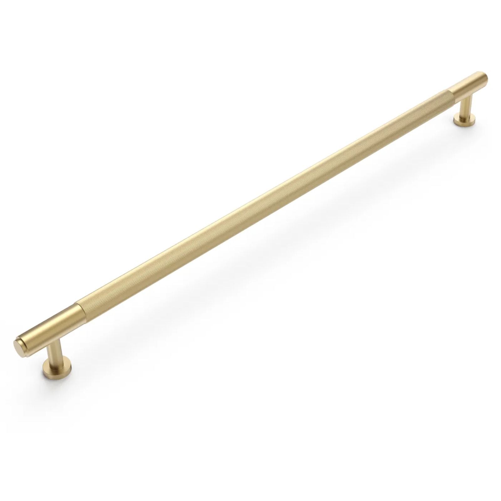 Side Otti Soho Pull Handle 350mm Brushed Brass SOHDL320-BB - The Blue Space