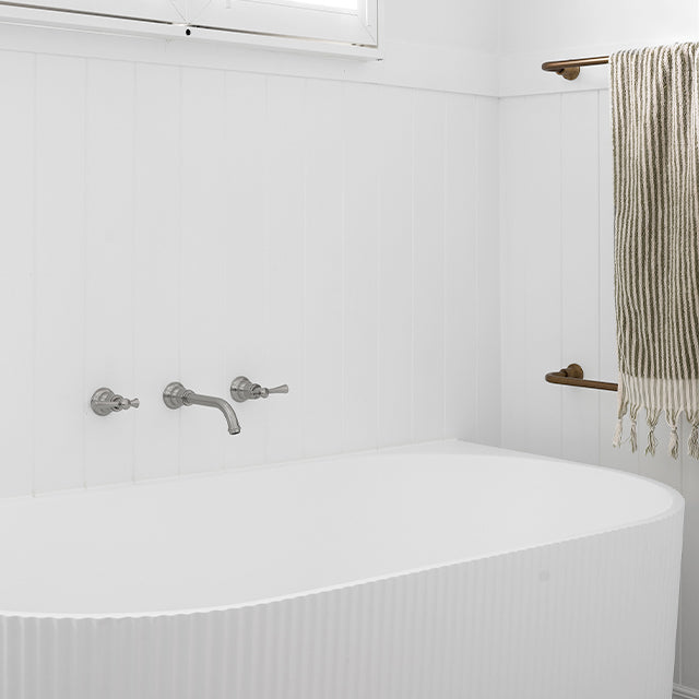 Lifestyle Phoenix Cromford Basin / Bath Wall Set Brushed Nickel - The Blue Space