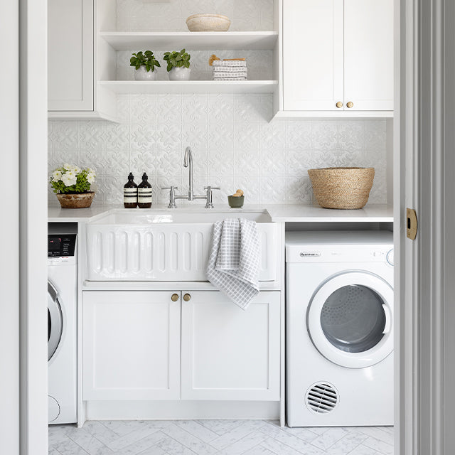 Lifestyle; Phoenix Cromford Exposed Sink Kitchen Tap Set Chrome - The Blue Space