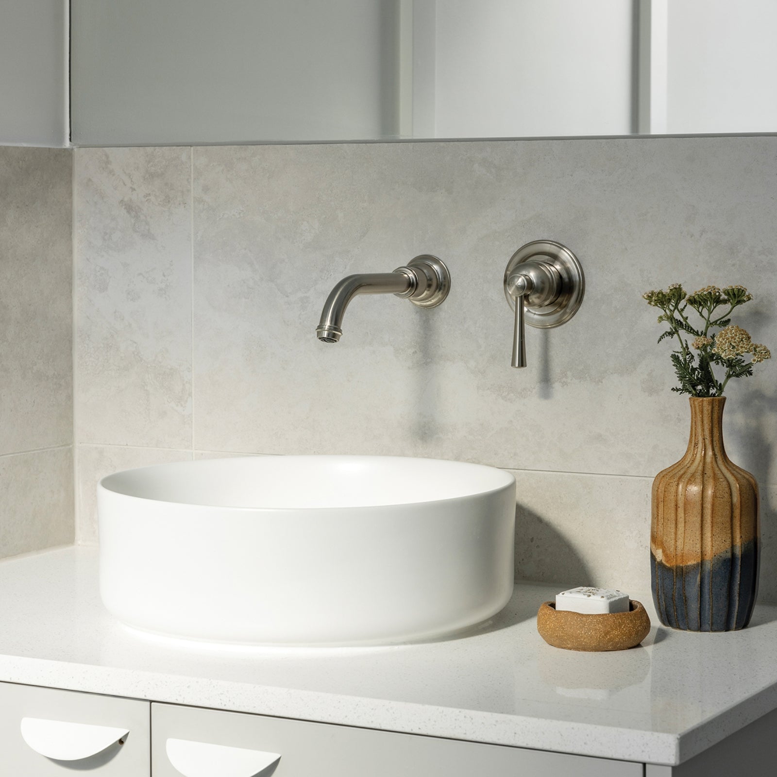 Lifestyle 2 Phoenix Cromford SwitchMix Shower / Wall Mixer Brushed Nickel (Fit-Off Kit Only) 134-2812-40-1 - The Blue Space