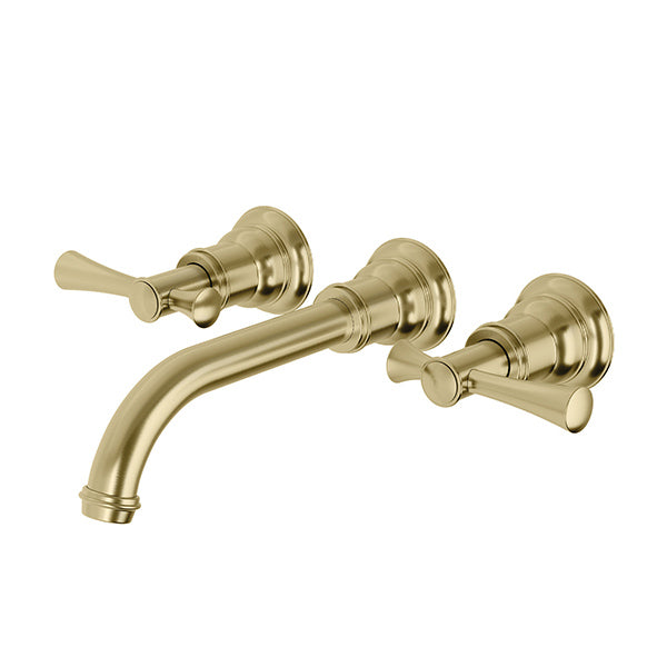 Phoenix Cromford Basin / Bath Wall Set Brushed Gold - The Blue Space