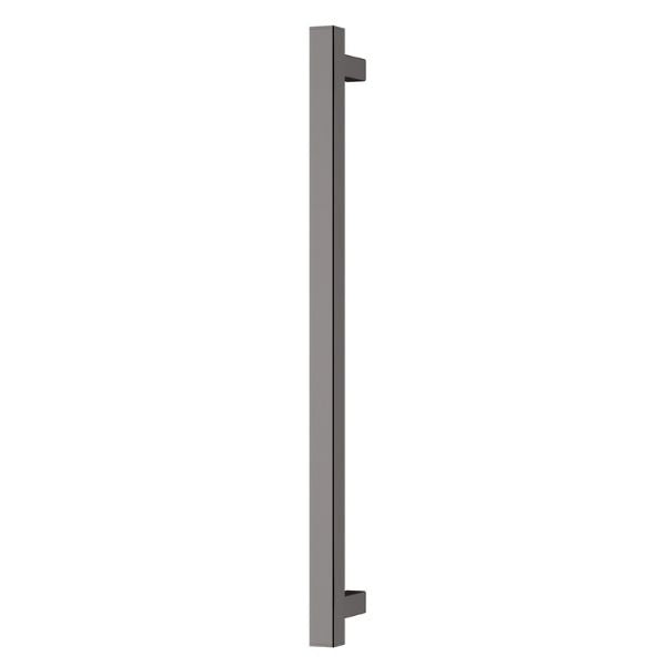 Phoenix Heated Towel Rail Square 800mm - Brushed Carbon - 651-8761-31