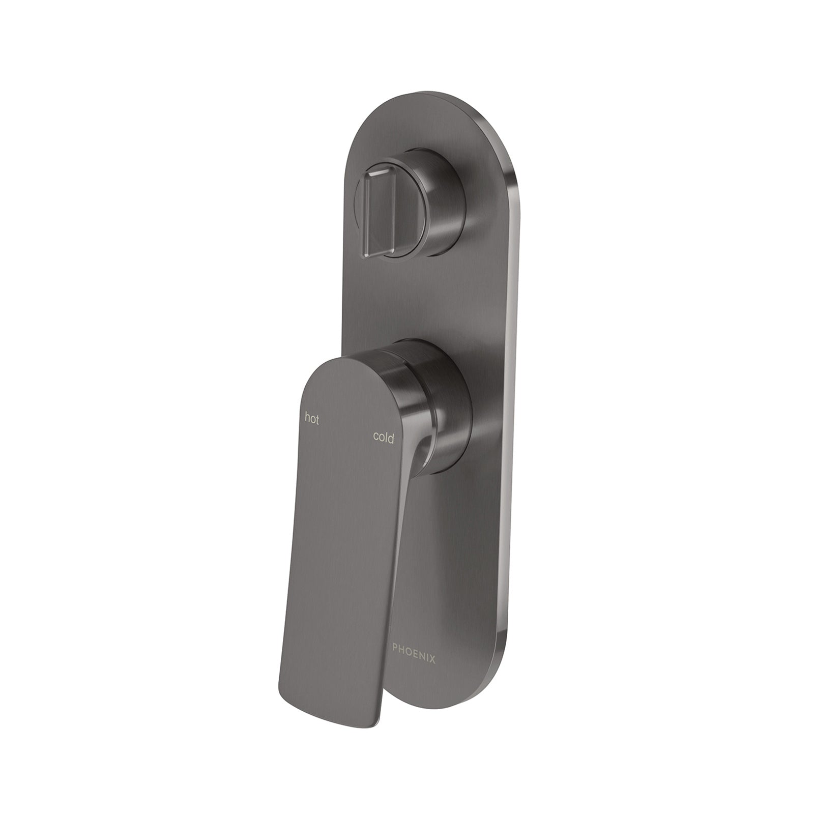 Phoenix Kusabi Switchmix Shower Bath Diverter Mixer - Brushed Carbon 138-2910-31-1 - The Blue Space