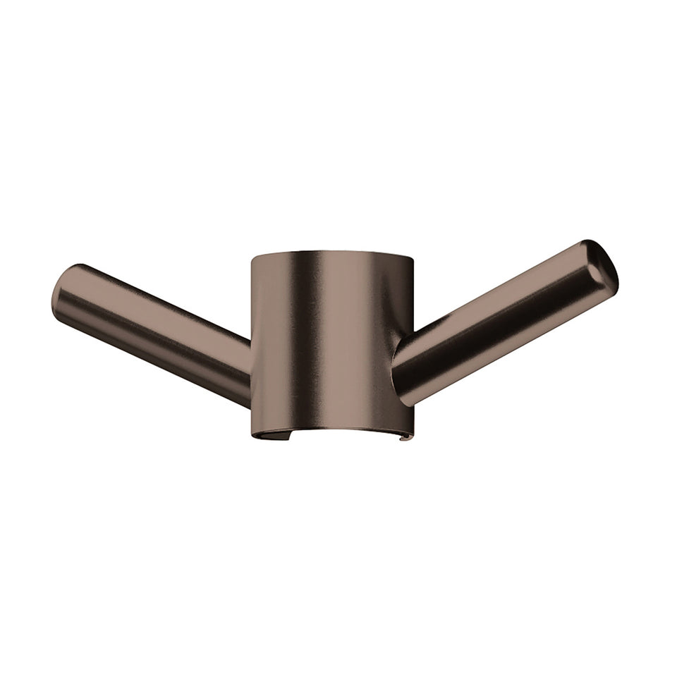 Phoenix Vertical Rail Hook Round - Brushed Bronze