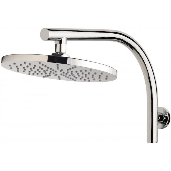 Phoenix Vivid Curved Shower Arm & 230mm Round Rose - The Blue Space