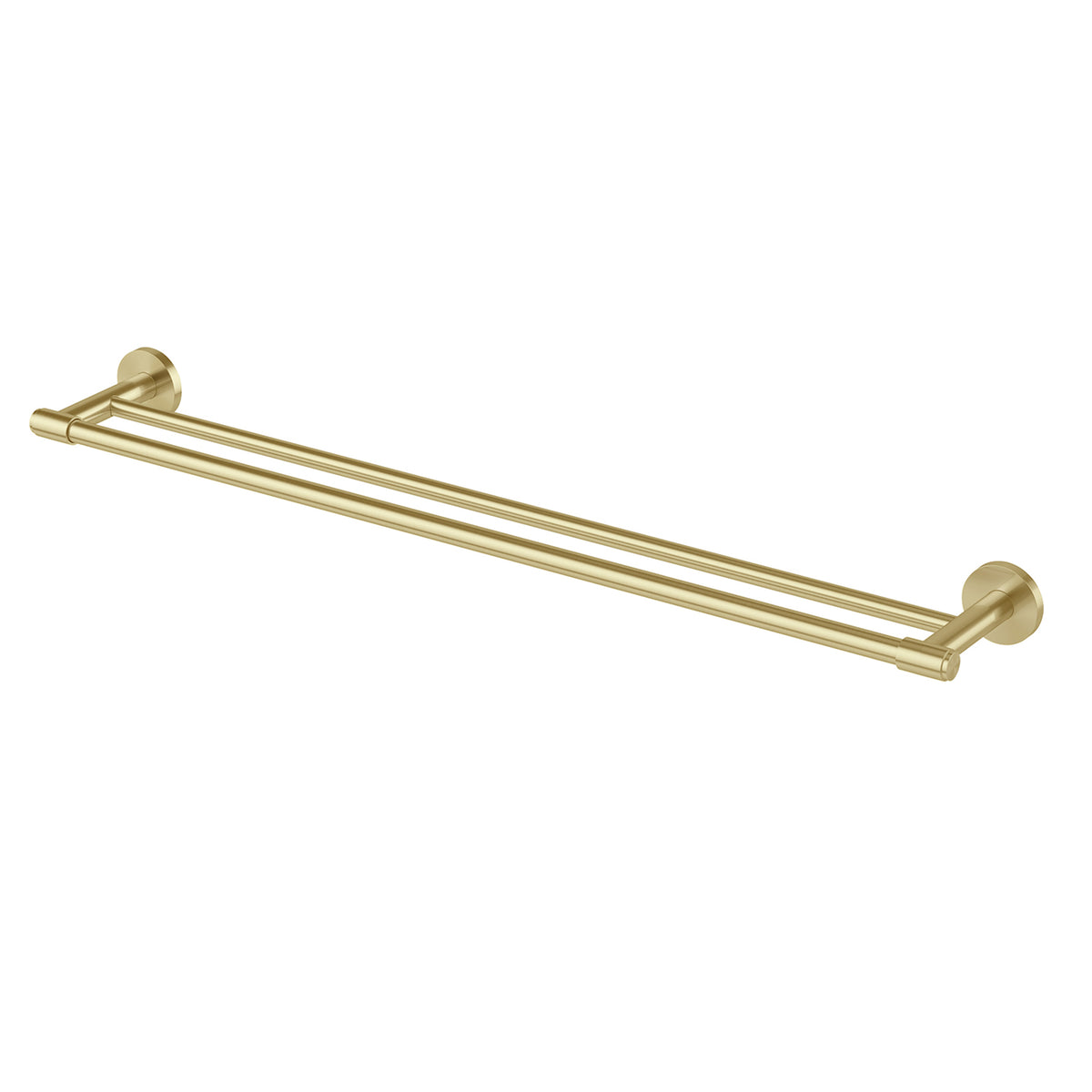 Phoenix Vivid MKII Double Towel Rail 800mm - Brushed Gold 146-8130-12