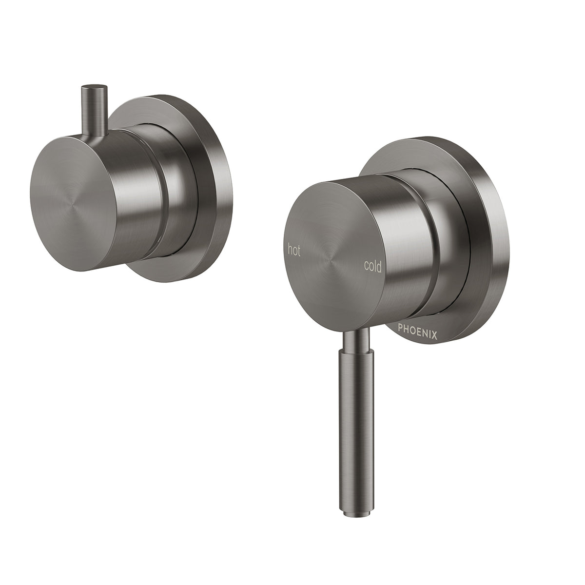 Phoenix Vivid MKII Switchmix Shower Bath Diverter Mixer - Brushed Carbon 146-2910-31-1 - The Blue Space