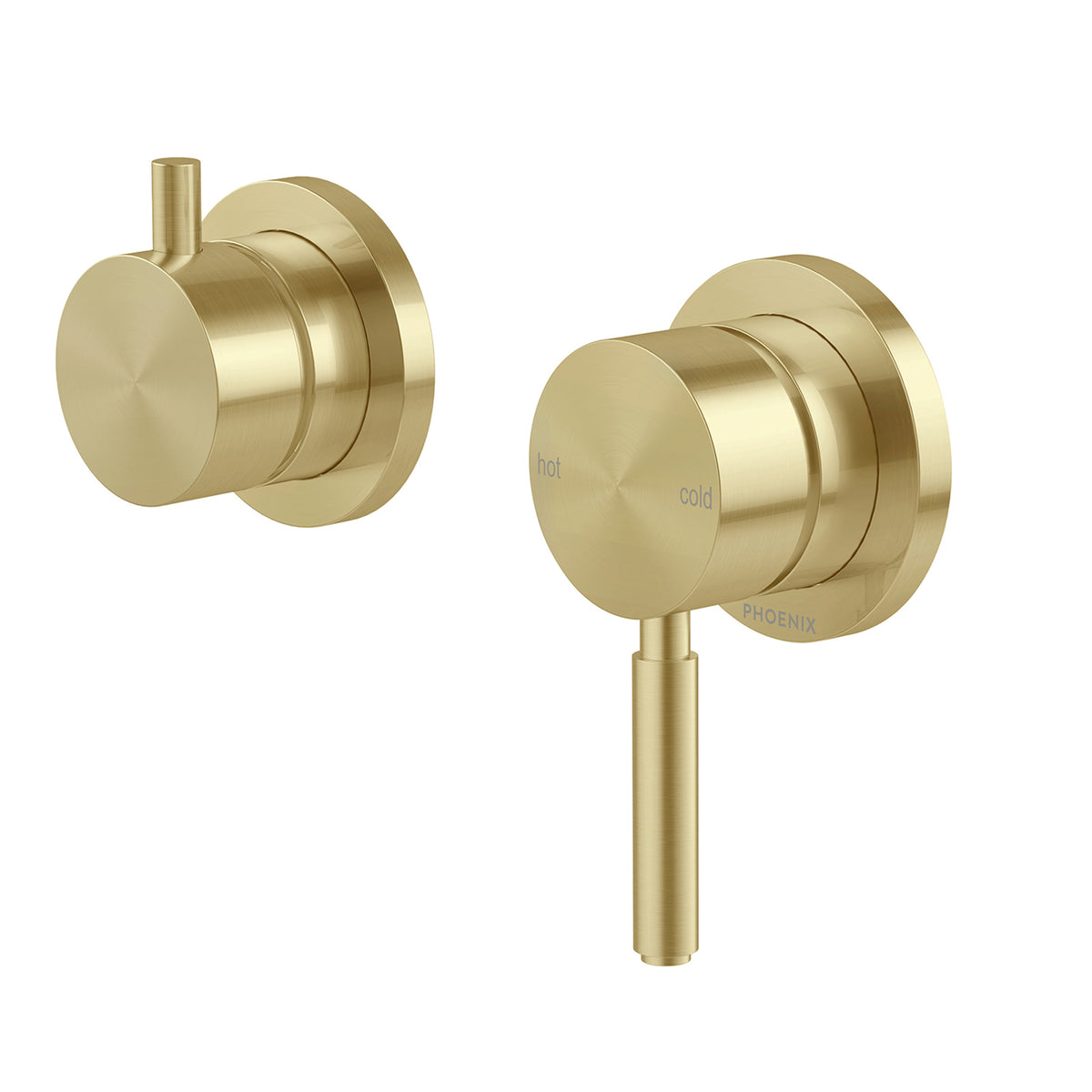 Phoenix Vivid MKII Switchmix Shower Bath Diverter Mixer - Brushed Gold 146-2910-12-1 - The Blue Space