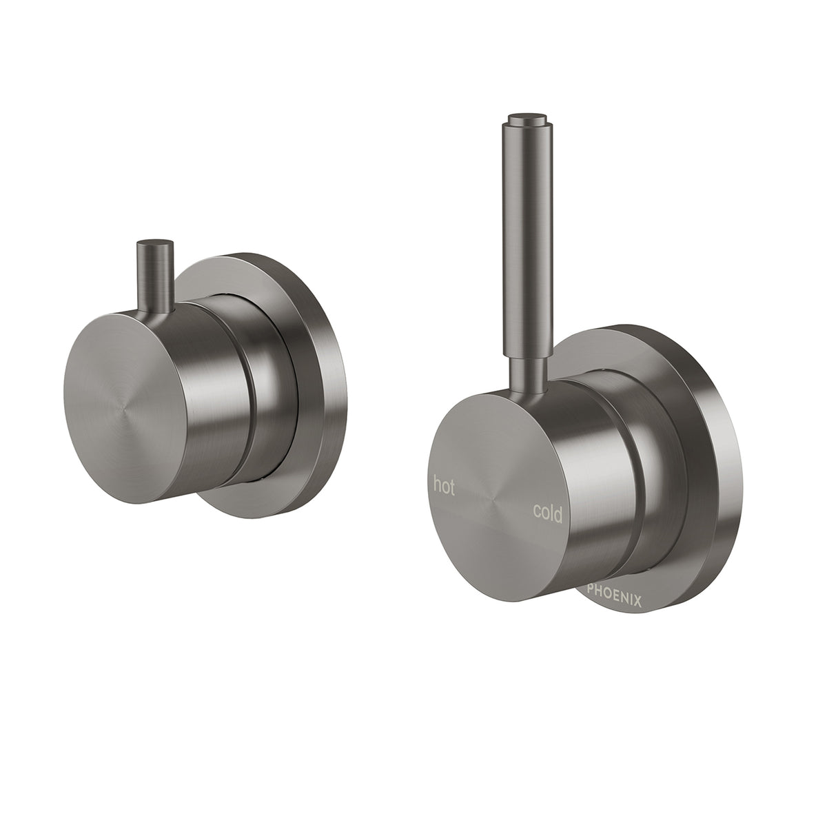 Phoenix Vivid MKII Switchmix Shower Bath Diverter Mixer Pin Up - Brushed Carbon 146-2912-31-1 - The Blue Space