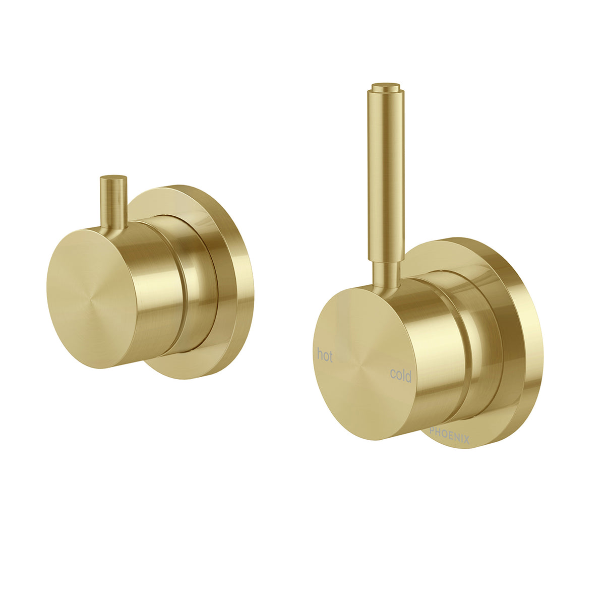 Phoenix Vivid MKII Switchmix Shower Bath Diverter Mixer Pin Up - Brushed Gold 146-2912-12-1 - The Blue Space