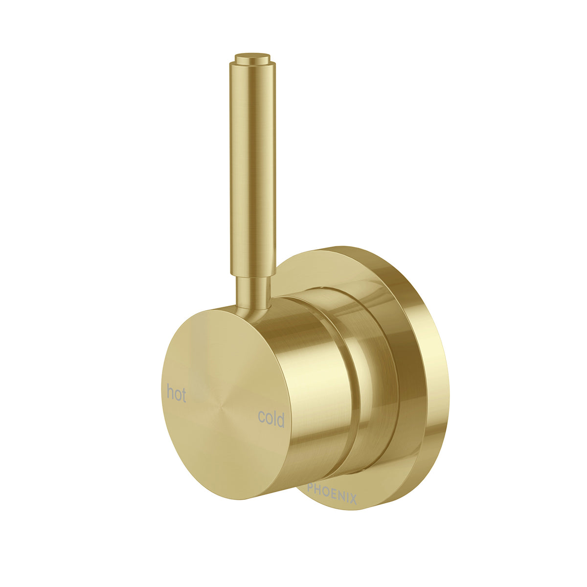 Phoenix Vivid MKII Switchmix Shower Wall Mixer Pin Up - Brushed Gold 146-2802-12-1 - The Blue Space