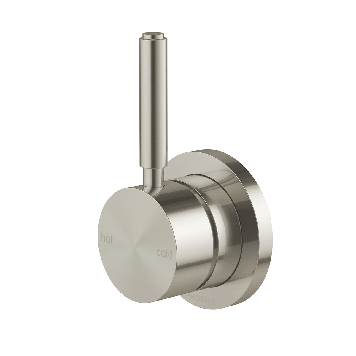 Phoenix Vivid MKII Switchmix Shower Wall Mixer Pin Up - Brushed Nickel 146-2802-40-1 - The Blue Space