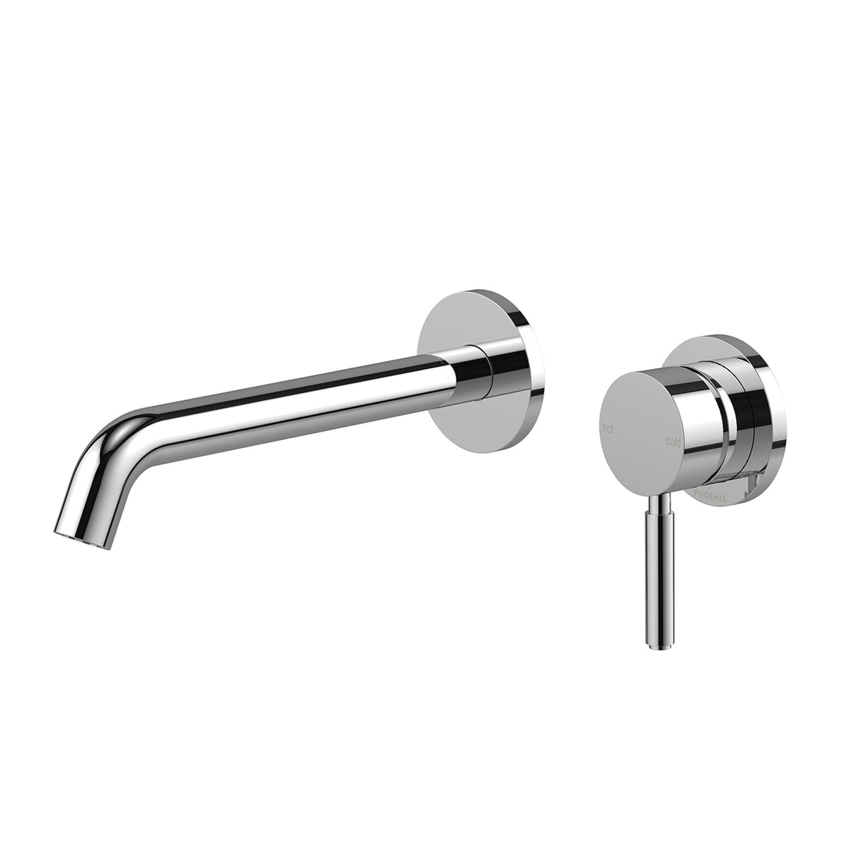 Phoenix Vivid MKII Switchmix Wall Basin Bath Mixer Set 200mm Fit Off Kit - Chrome 146-2812-00-1 - The Blue Space