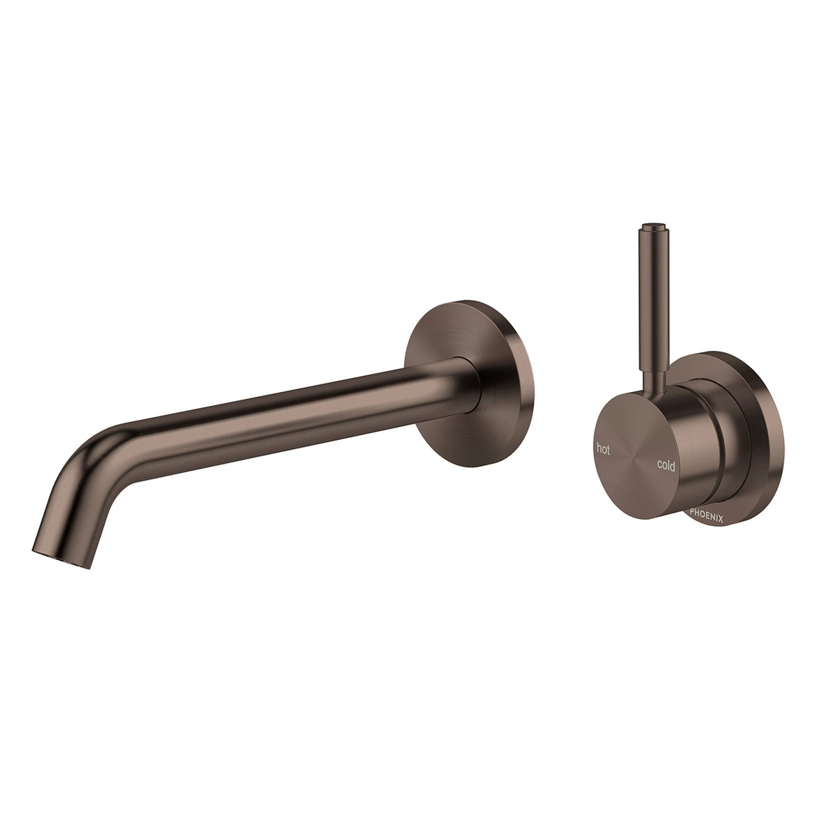 Phoenix Vivid MKII Switchmix Wall Basin Bath Mixer Set 200mm Pin Up - Brushed Bronze 146-2820-24-1 - The Blue Space