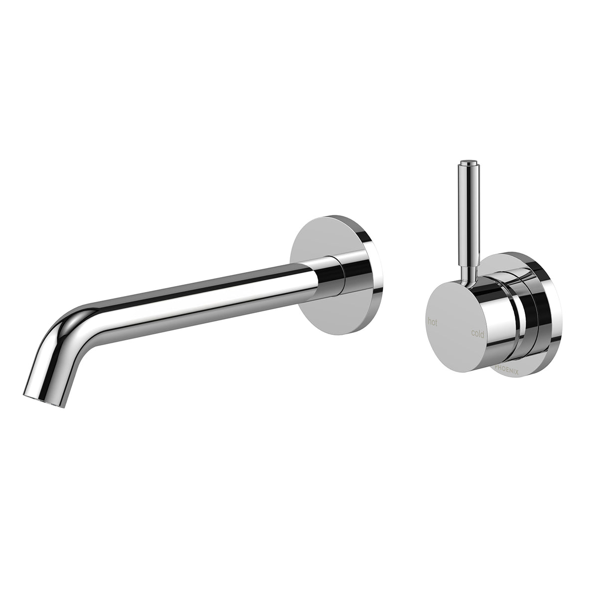 Phoenix Vivid MKII Switchmix Wall Basin Bath Mixer Set 200mm Pin Up - Chrome 146-2820-00-1 - The Blue Space