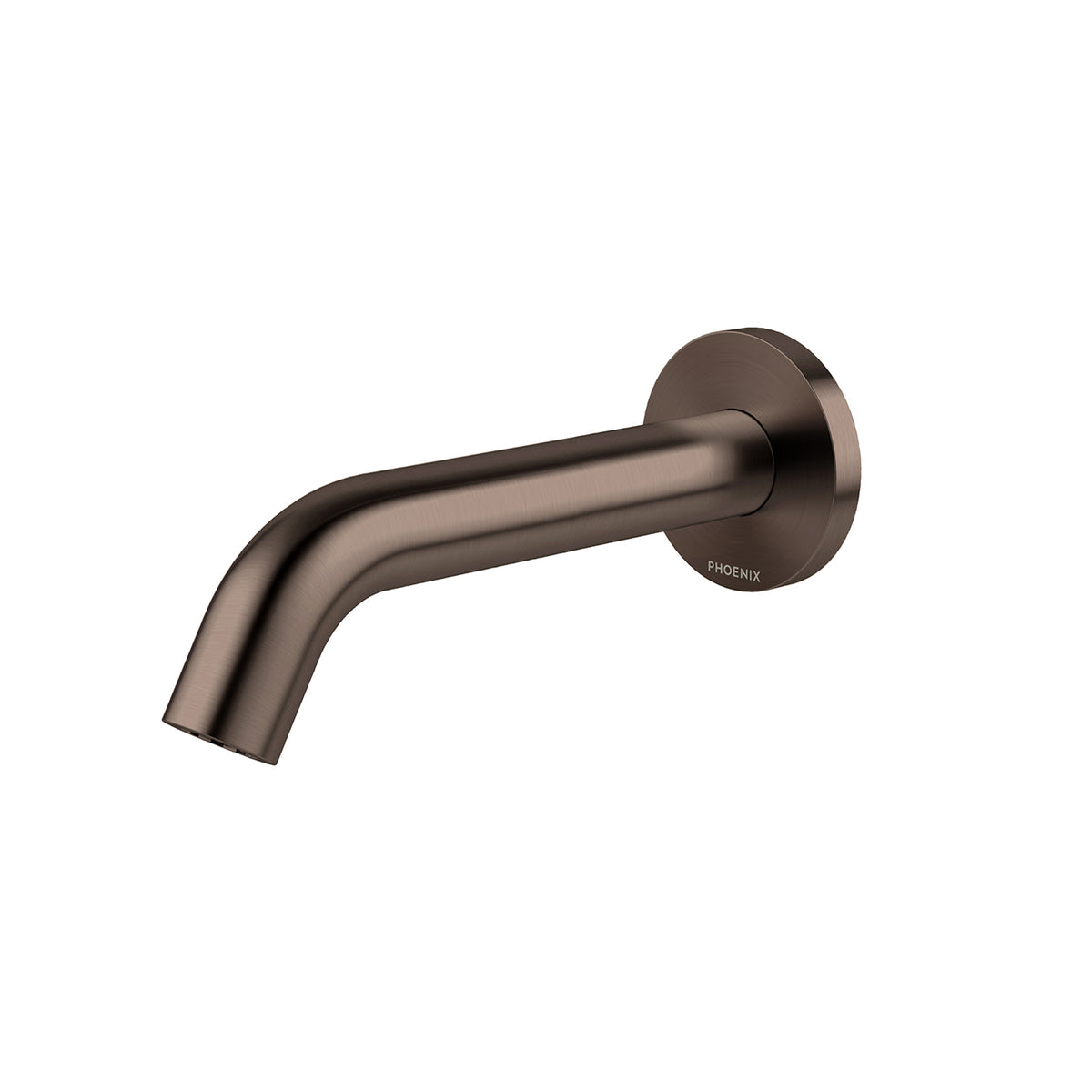 Phoenix Vivid MKII Wall Basin Bath Outlet 160mm Curved - Brushed Bronze 146-0805-24-1 - The Blue Space