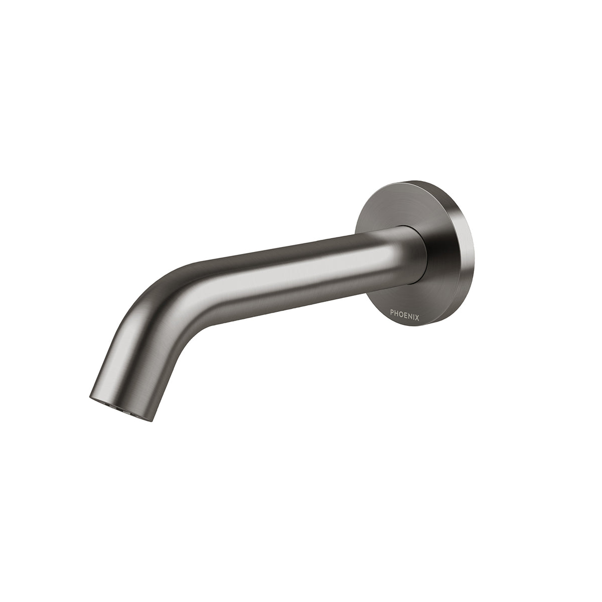 Phoenix Vivid MKII Wall Basin Bath Outlet 160mm Curved - Brushed Carbon 146-0805-31-1 - The Blue Space