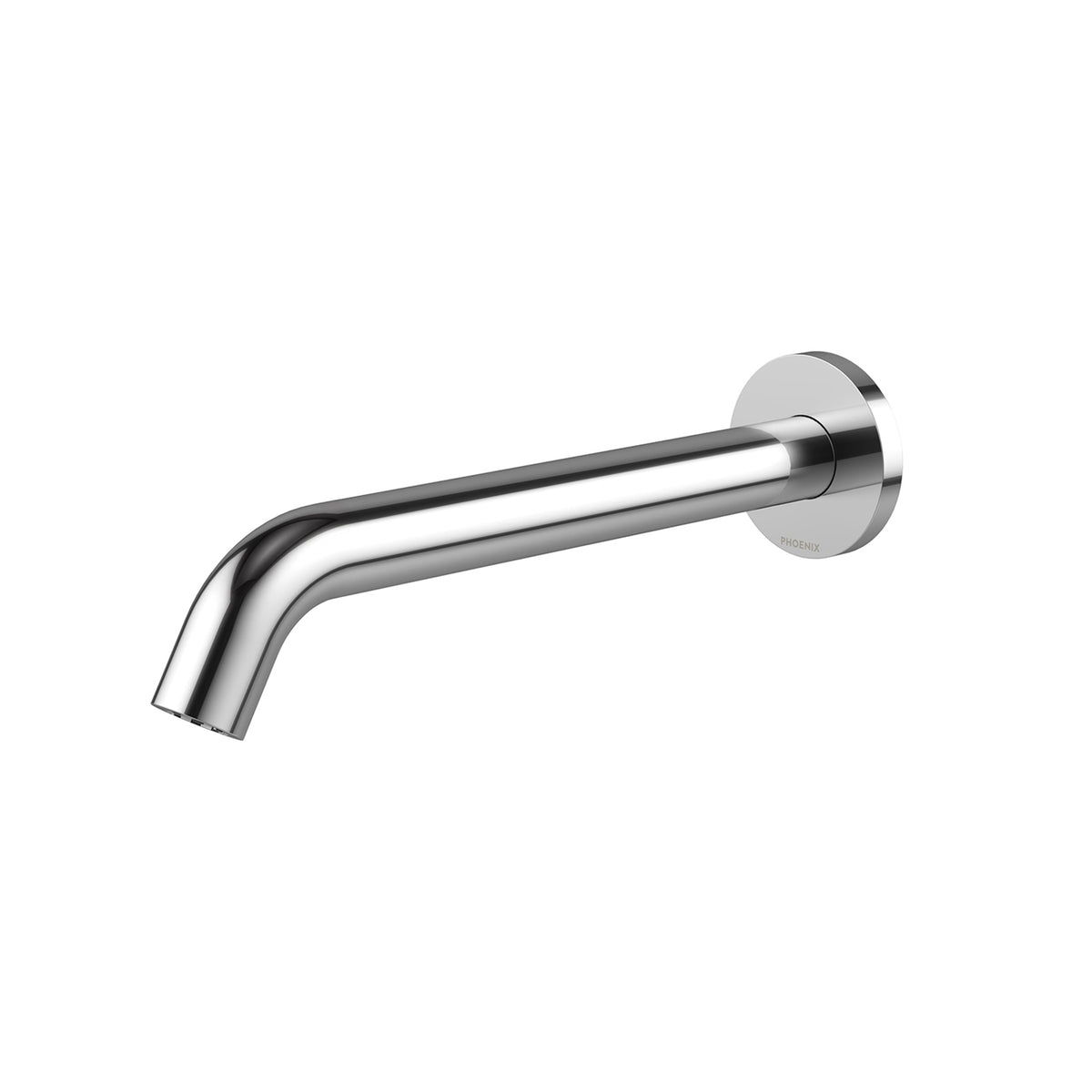 Phoenix Vivid MKII Wall Basin Bath Outlet 240mm Curved - Chrome 146-0830-00-1 - The Blue Space