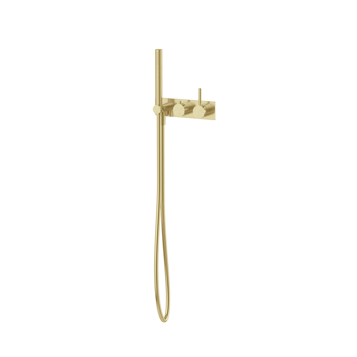 Phoenix Vivid MKII Wall Shower System - Brushed Gold 146-7490-12 - The Blue Space