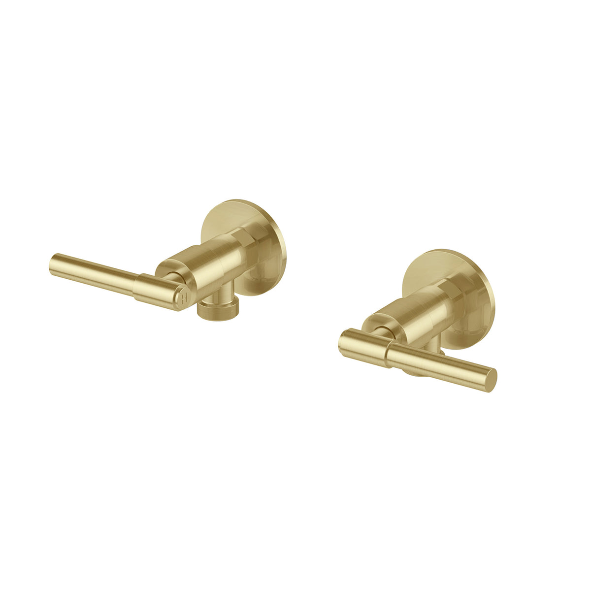 Phoenix Vivid MKII Washing Machine Stops - Brushed Gold 146-0610-12-1 - The Blue Space
