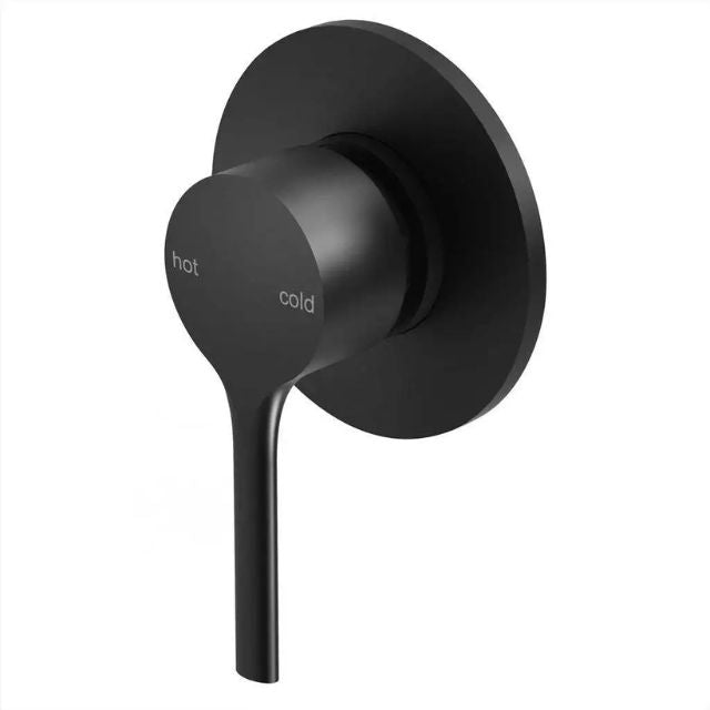 Phoenix Vivid Slimline SwitchMix Wall/Shower Mixer Matte Black (Complete Kit) VV2800-10 - The Blue Space