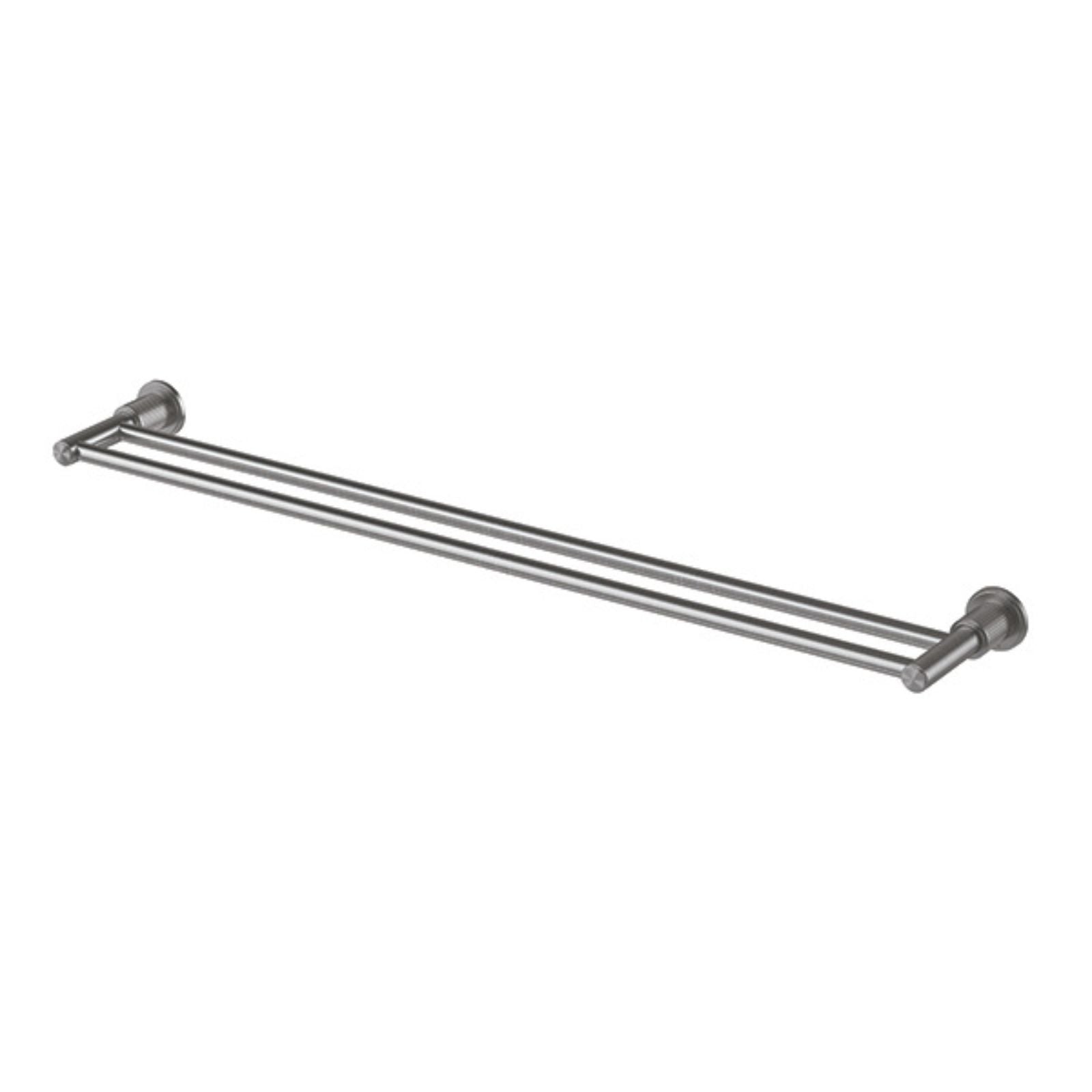 Phoenix Wiltern Double Towel Rail 800mm Brushed Carbon 144-8130-31 - The Blue Space