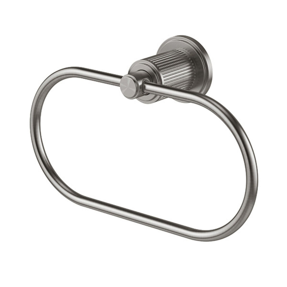 Phoenix Wiltern Hand Towel Holder Brushed Carbon