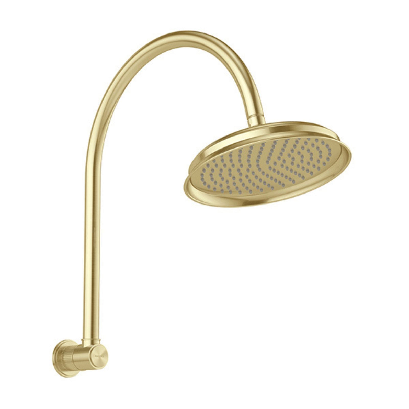 Phoenix Wiltern High-Rise Shower Arm & Rose Brushed Gold 144-5300-12 - The Blue Space