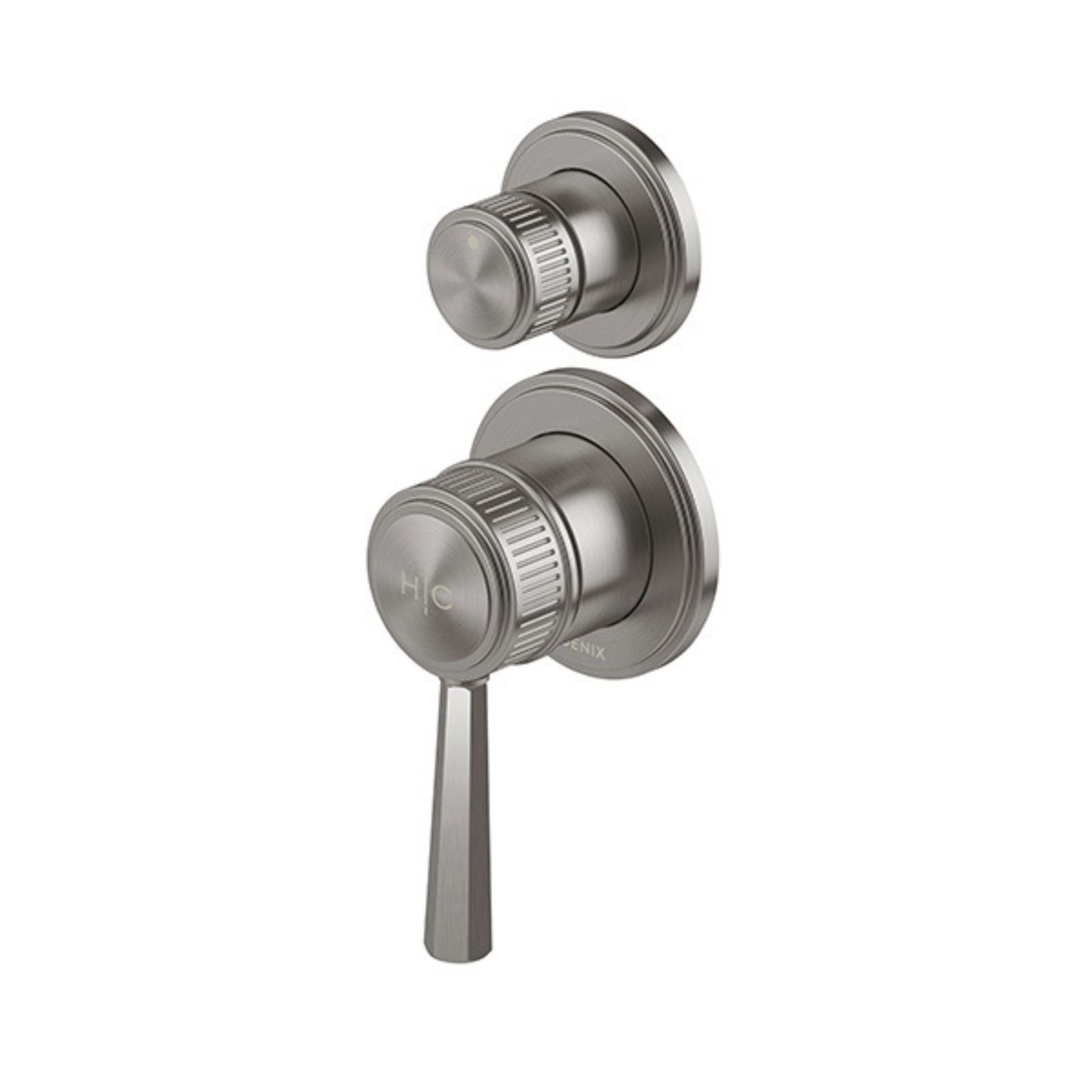 Phoenix Wiltern SwitchMix Shower / Bath Diverter Mixer (Complete Kit) - Brushed Carbon 144-2910-31-1 - The Blue Space