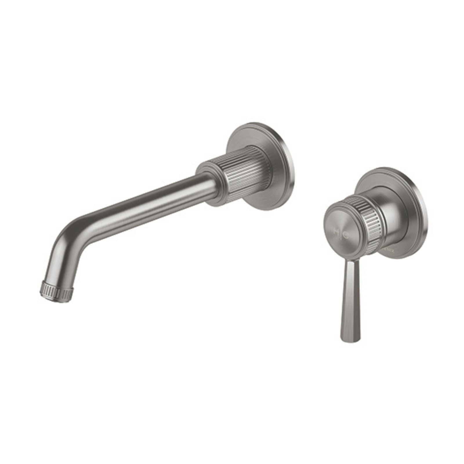 Phoenix Wiltern SwitchMix Wall Basin / Bath Mixer Set 190mm (Complete Kit) - Brushed Carbon 144-2810-31-1 - The Blue Space