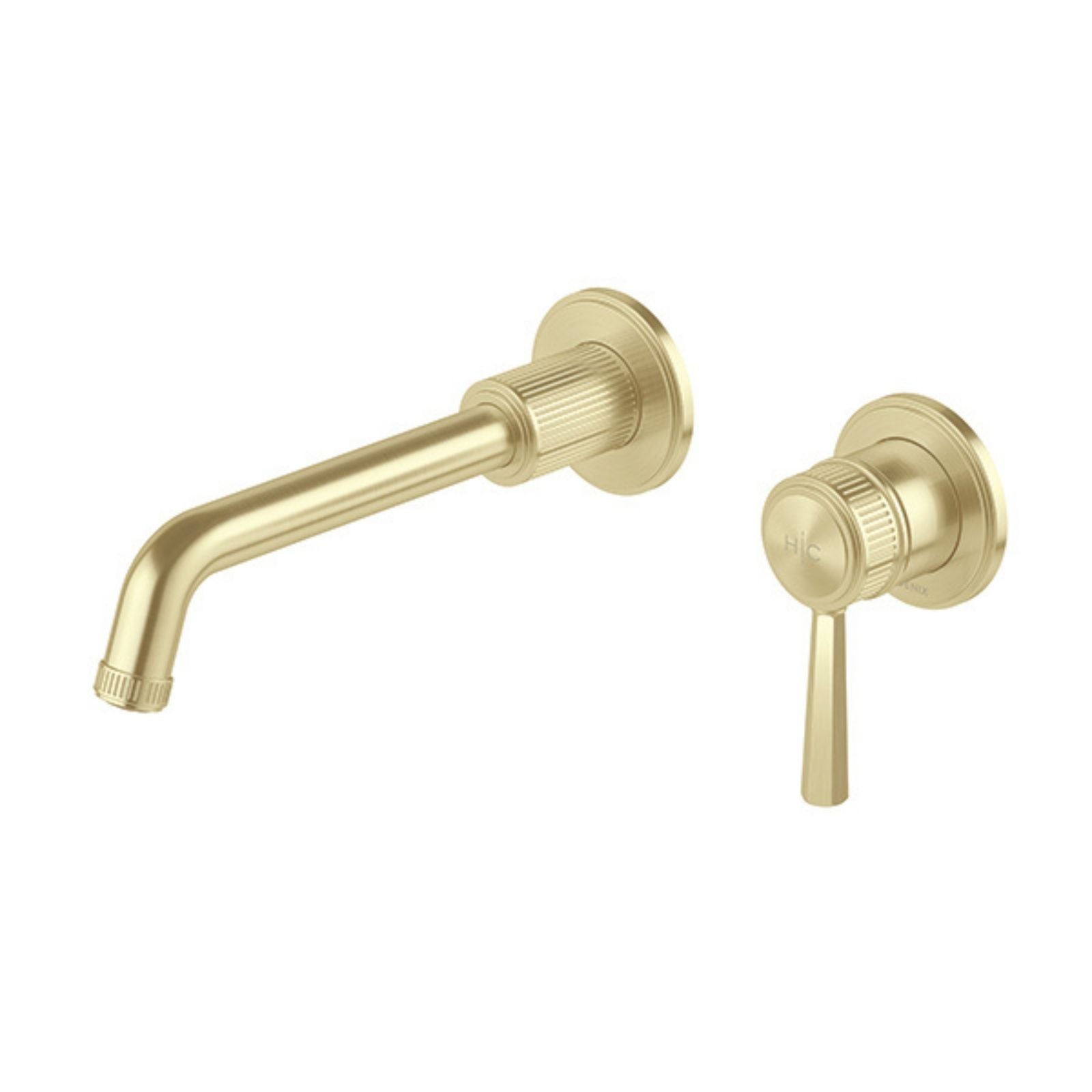 Phoenix Wiltern SwitchMix Wall Basin / Bath Mixer Set 190mm (Complete Kit) - Brushed Gold 144-2810-12-1 - The Blue Space