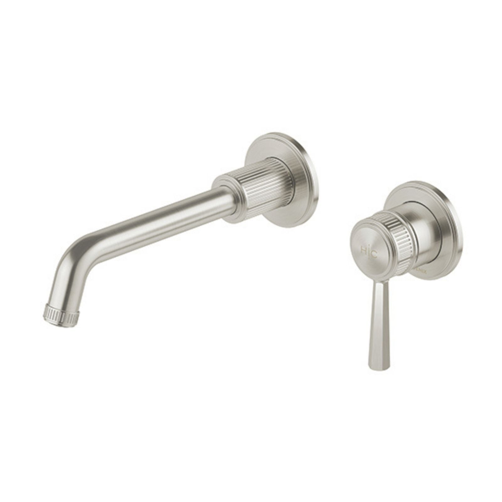 Phoenix Wiltern SwitchMix Wall Basin / Bath Mixer Set 190mm (Complete Kit) - Brushed Nickel 144-2810-40-1 - The Blue Space