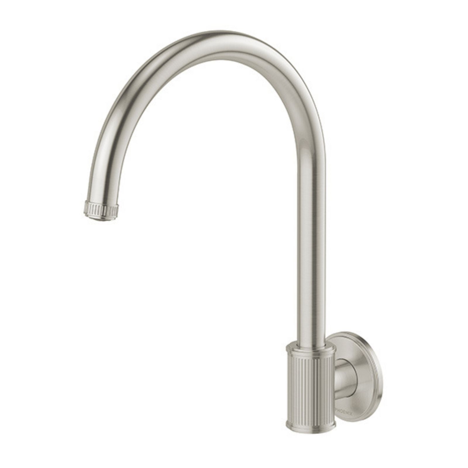 Phoenix Wiltern Wall Sink Outlet 180mm - Brushed Nickel 144-0870-40-1 - The Blue Space