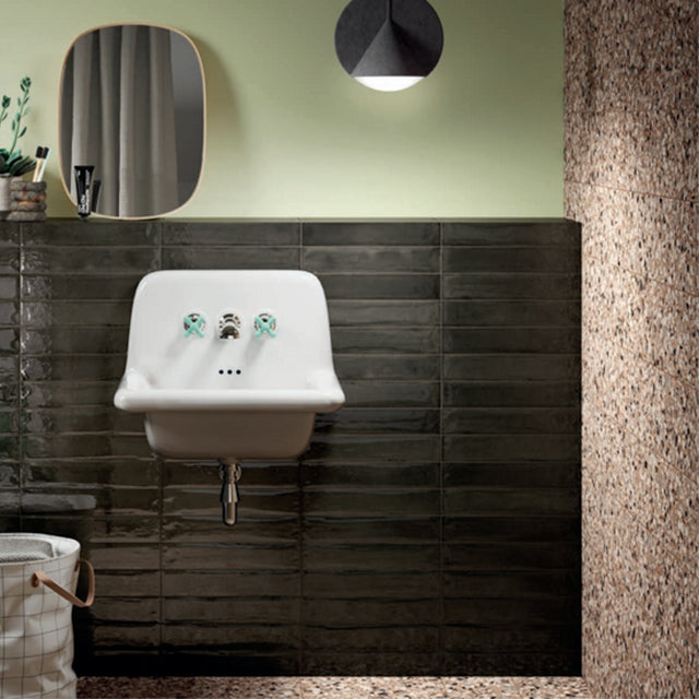 Pink Theo Terrazzo Tile Matt 200 x 200mm Porcelain | The Blue Space