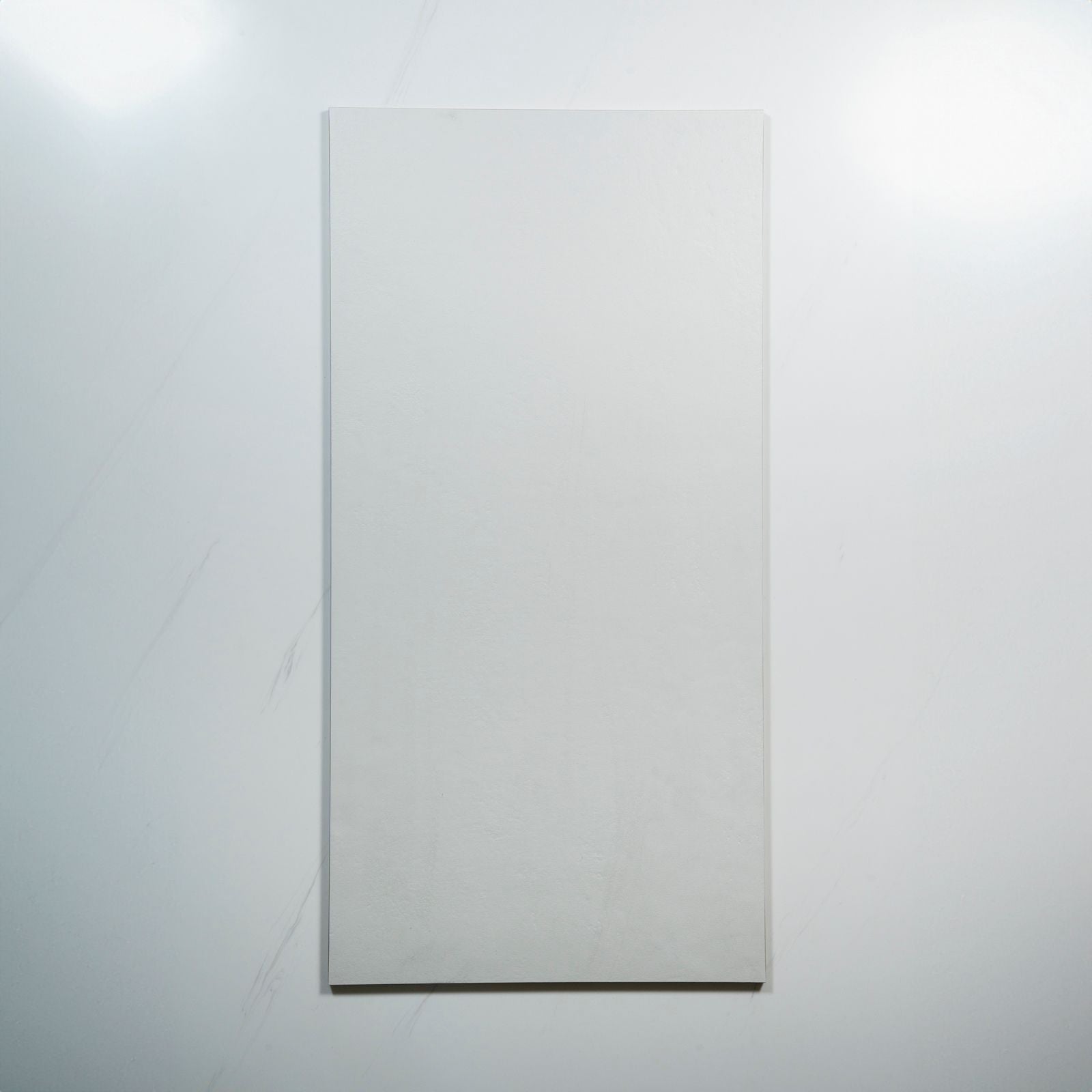No Hand Plastra Smooth White Matte Porcelain Tile 450 x 900mm RIGCLOSM2 - The Blue Space