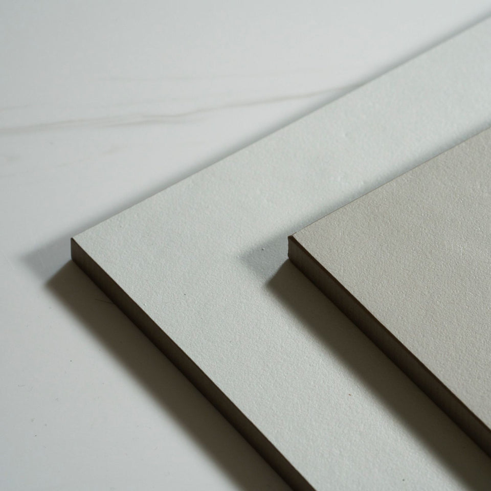 Plastra Smooth White Matte Porcelain Tile 450 x 900mm