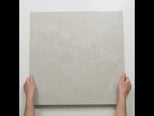 Auralis Warm Grey Honed Porcelain Tile 600 x 600mm