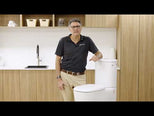 Caroma Contura II Cleanflush Wall Faced Close Coupled Suite - Matte White
