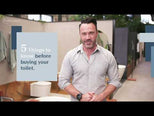 Caroma Luna Slim Cleanflush Invisi Series II Wall Faced Toilet Suite - Upgraded Seat Design