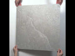 Tuscan Grey Travertine Look Tile 600mm x 600mm External 6CRWSVX - The Blue Space