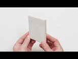 Evelyn Pure White Handmade Zellige Satin Tile 100 x 100mm