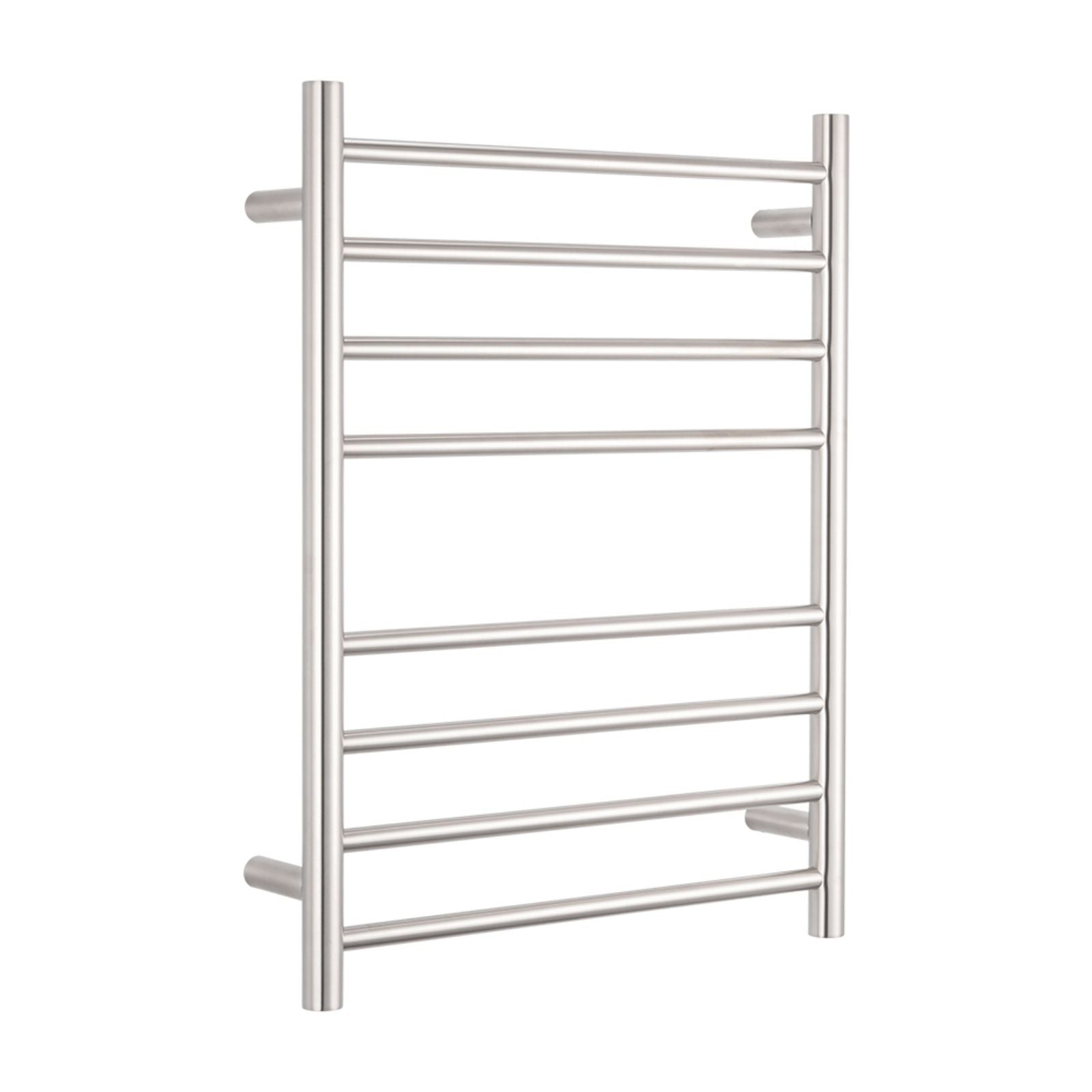 Radiant Heated Round Ladder 530 X 700mm Brushed Satin BRU-RTR530 - The Blue Space