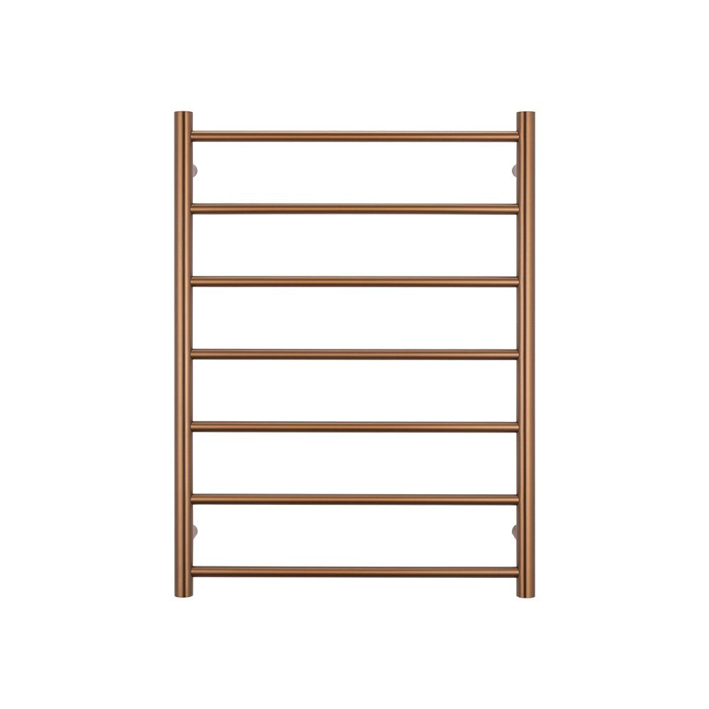 Radiant Heated Round Ladder 600 x 800mm Brushed Bronze BB-RTR01 - The Blue Space
