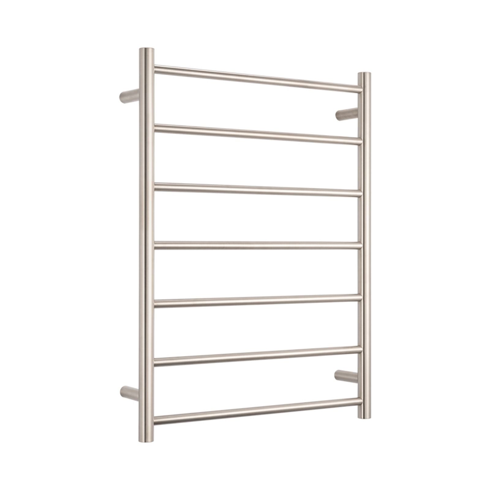 Radiant Heated Round Ladder 600 x 800mm Brushed Nickel BN-RTR01 - The Blue Space