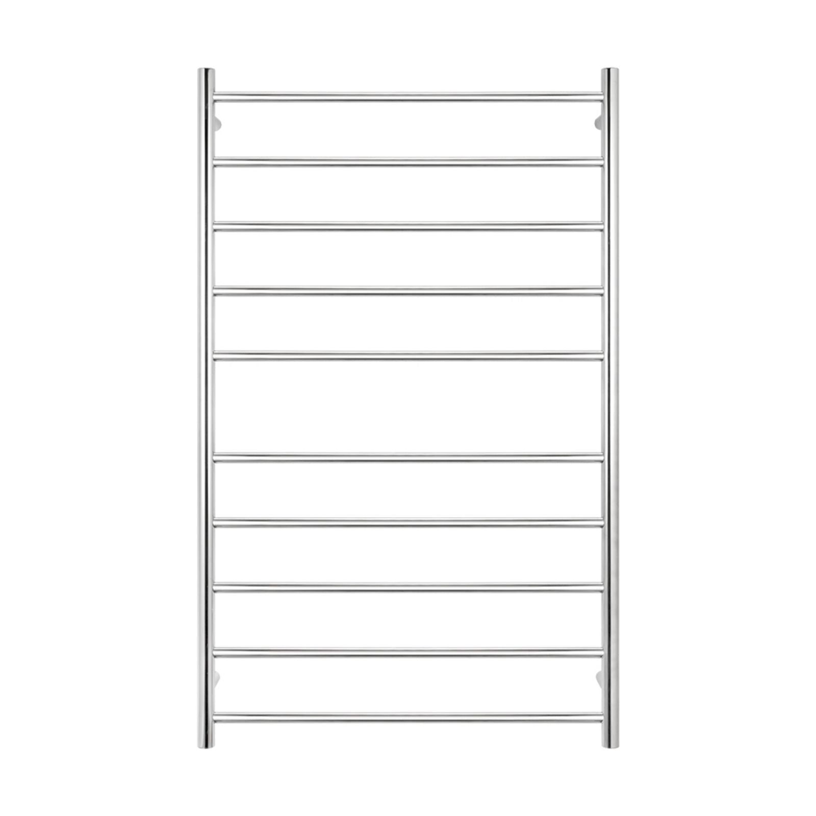 Front Radiant Heated Round Ladder 750 X 1200mm Mirror Polished RTR04 - The Blue Space