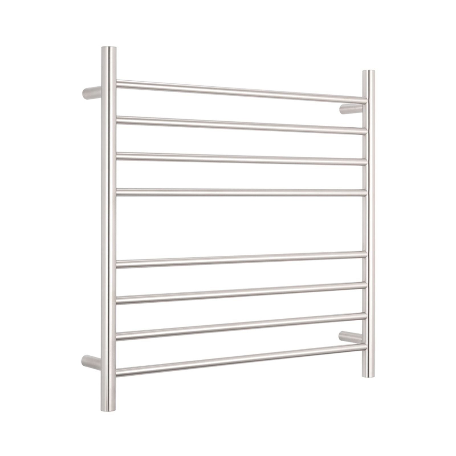 Radiant Heated Round Ladder 750 X 750mm Brushed Satin BRU-RTR06 - The Blue Space