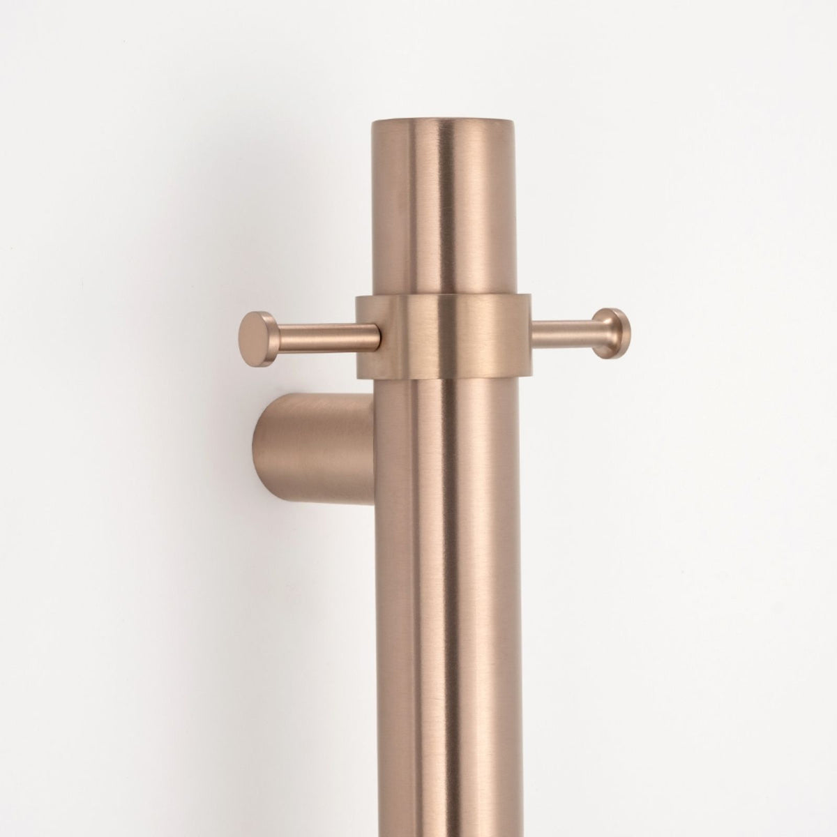 Close Radiant Heated Vertical towel rail 40 x 950mm Champagne CH-VTR-950 - The Blue Space