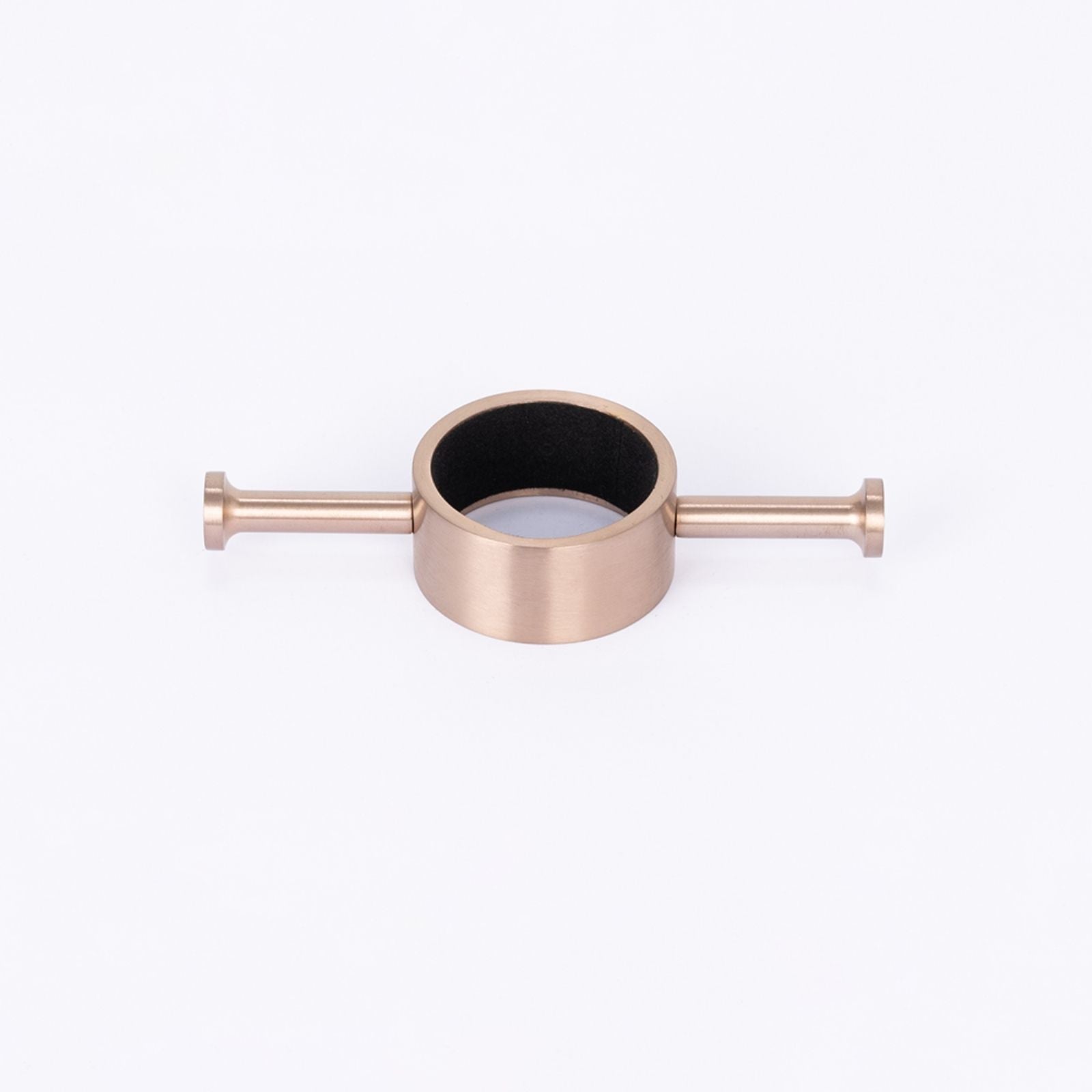 Hook Radiant Heated Vertical towel rail 40 x 950mm Champagne CH-VTR-950 - The Blue Space