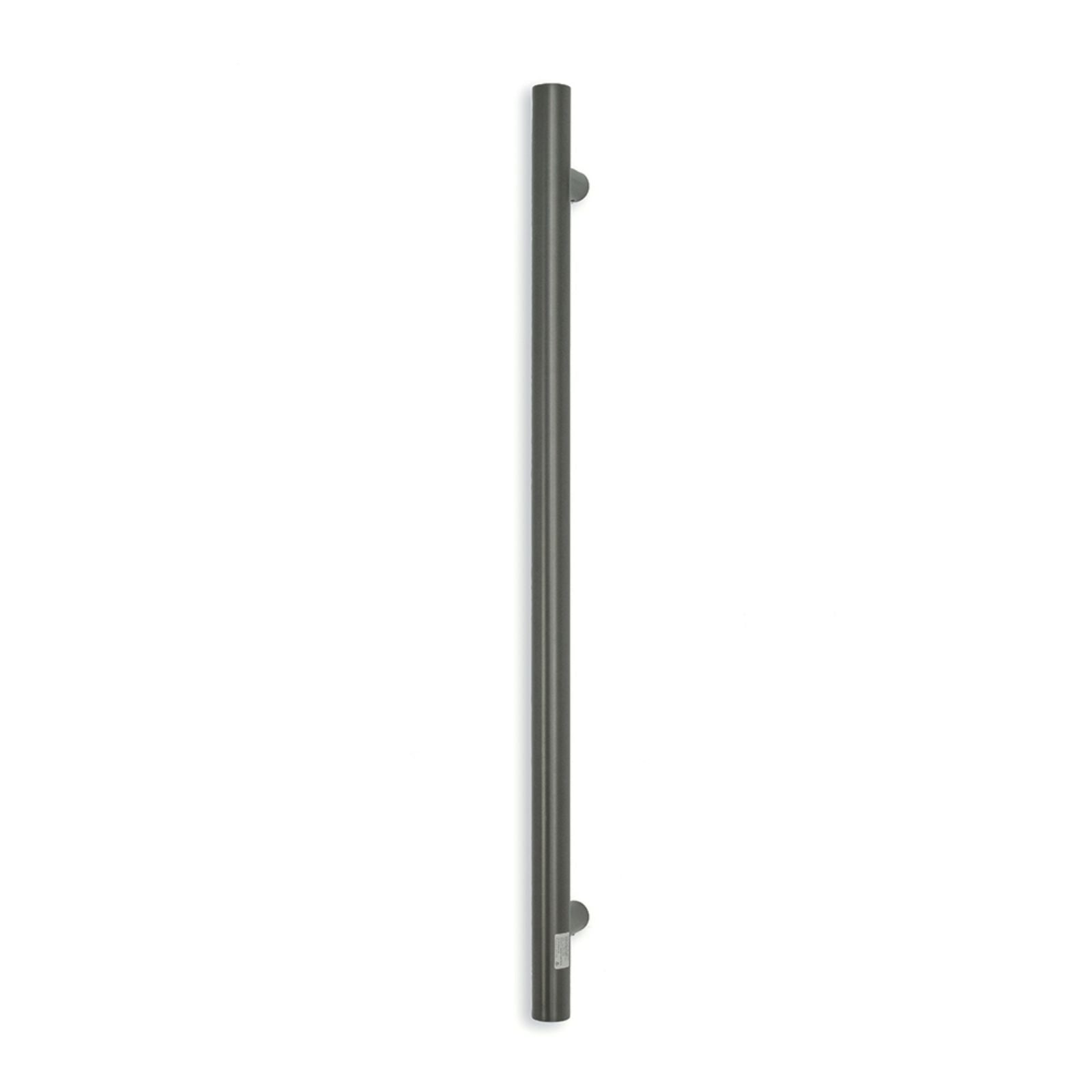 Radiant Heated Vertical towel rail 40 x 950mm Gun Metal grey GMG-VTR-950 - The Blue Space