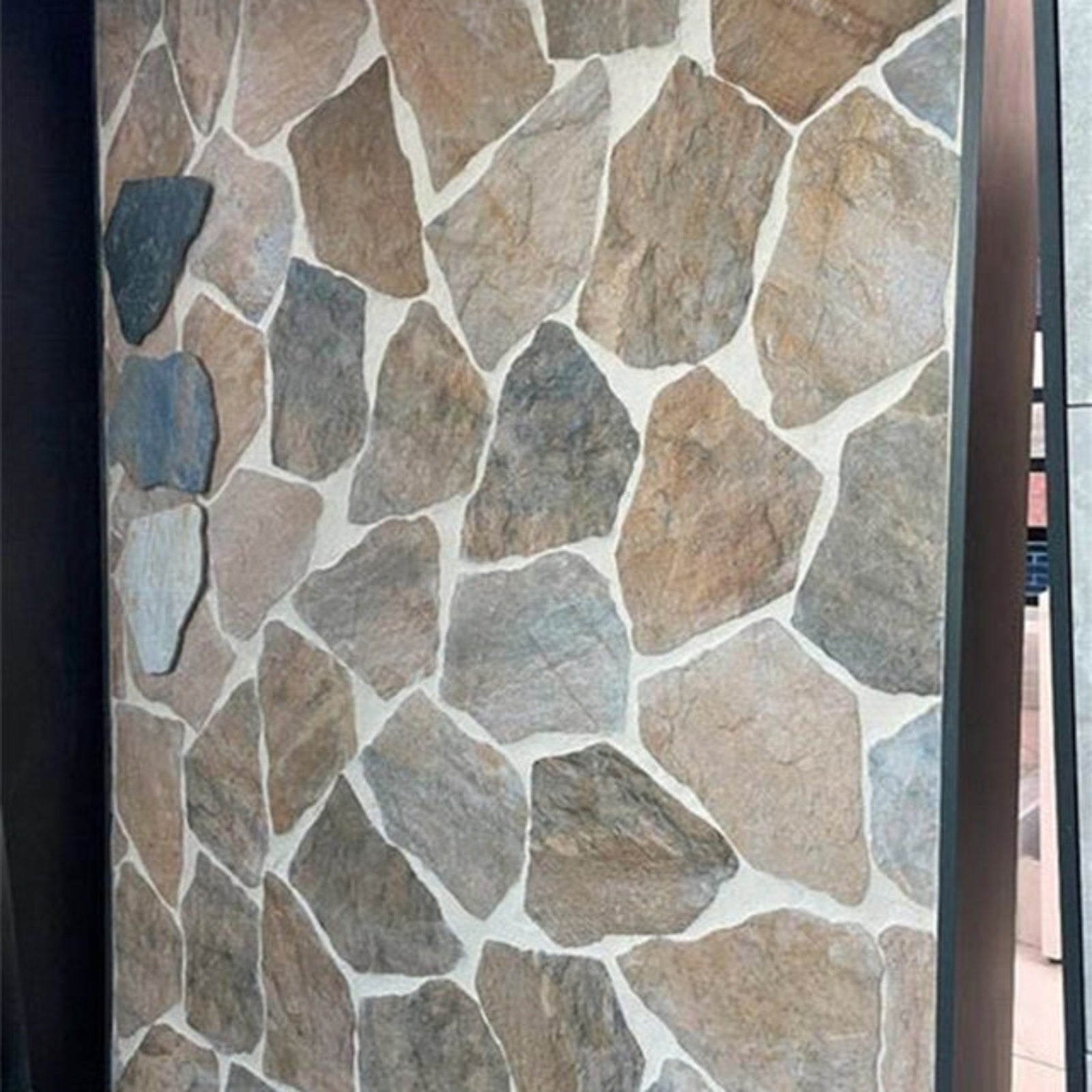 Lifestyle 2 Sandy Aria Stone Tile Matte Crazy Pave Porcelain 23MONBEM - The Blue Space